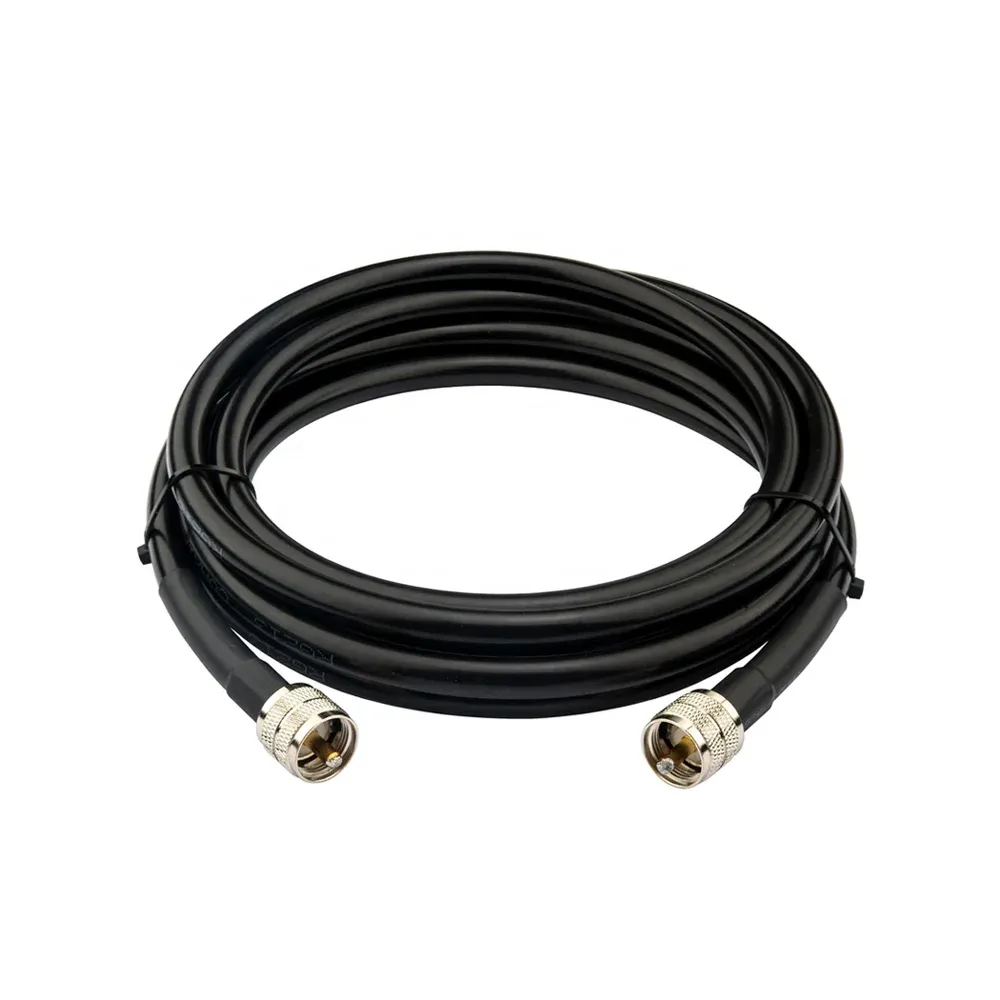 RF Coaxial Jumper Cable Assembly 50 Ohm RG213 UHF PL-259 Male to Male Low Loss RF Jumper Cables-boxintelecom