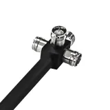 Manufacture 380-3800MHz 4 Way Round Cavity Power Splitter -160dBc Low PIM Power Splitter R