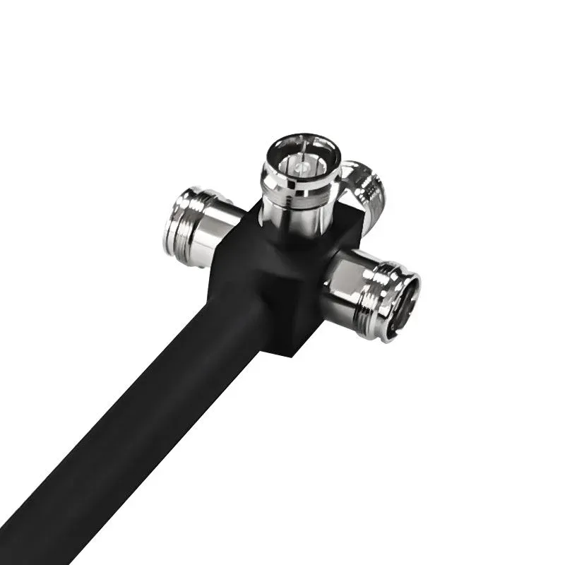 Manufacture 380-3800MHz 4 Way Round Cavity Power Splitter -160dBc Low PIM Power Splitter R