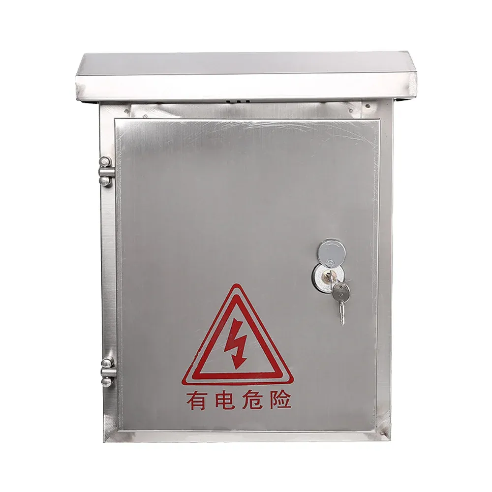 Outdoor Electric Control Stainless Steel IP65 Distribution Box 304 Galvanized Steel Waterproof Hoop Electronics Instrument-boxintelecom
