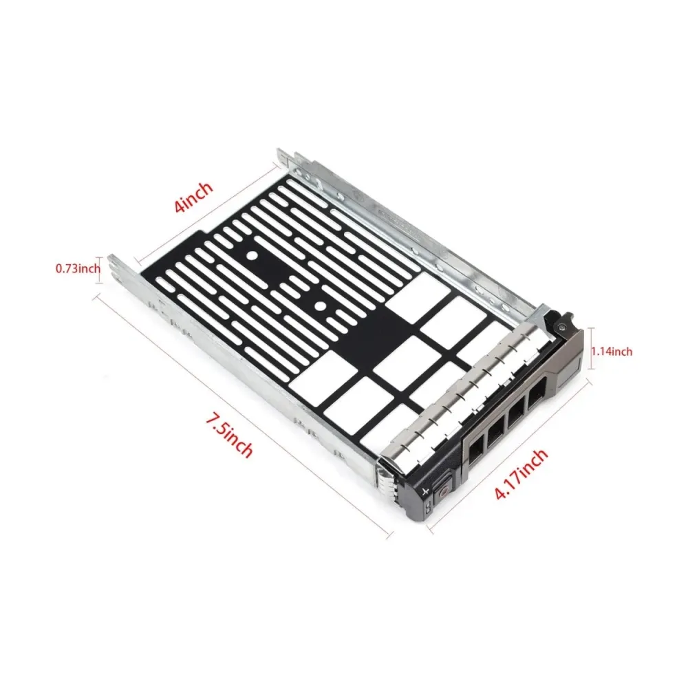 Tray 3.5 SSD Caddy F238F 0F238F SAS SATA Hard Drive Bracket Compatible for Dell Poweredge 