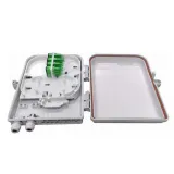 PC ABS 16 Core Fiber Optic Distribution Box FTTH for 1x16 PLC Splitter, IP65 Outdoor