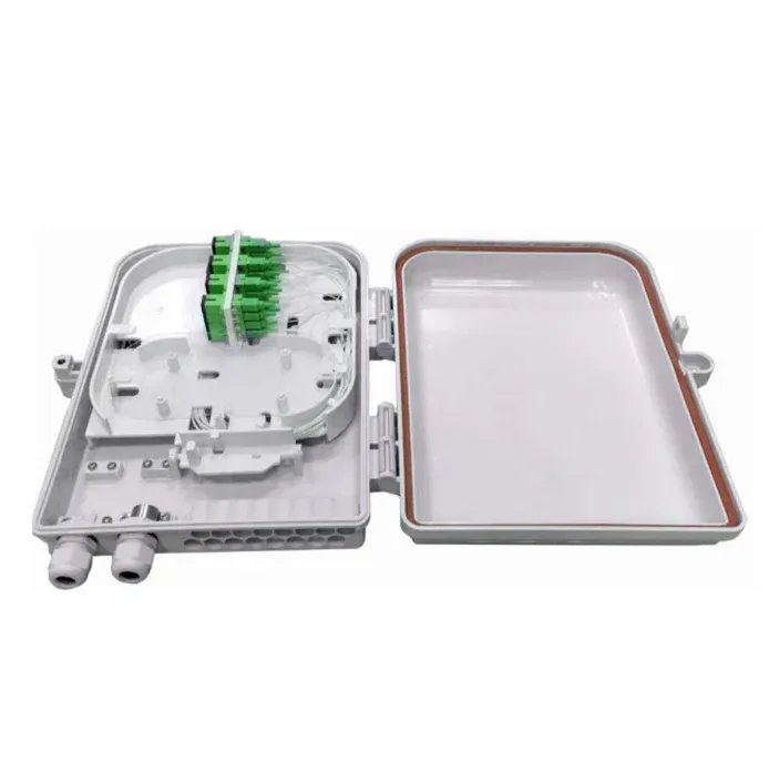 PC ABS 16 Core Fiber Optic Distribution Box FTTH for 1x16 PLC Splitter, IP65 Outdoor-boxintelecom