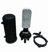 High-Density Large Capacity 1-In-3-Out Fiber Optic Splice Closure IP68 Waterproof for FTTH