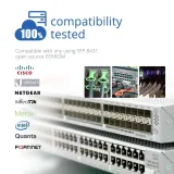 200G QSFP56 Active Optical Cable 100m Compatible for Arista Juniper for Data Center AI Net