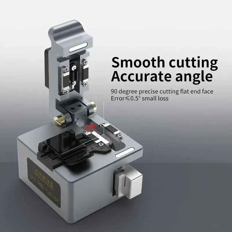 GUAGNYAN Q1 Fiber Optic Cutter Optical Fiber Clever Cutter FTTH Fiber Optic Cleaver Tool