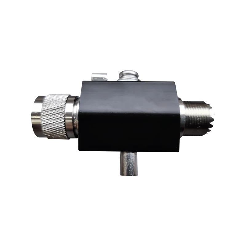 UHF Gas Discharge Tube Type Lightning Protector DC-3GHz Coaxial RF Surge  Thunder Arrester