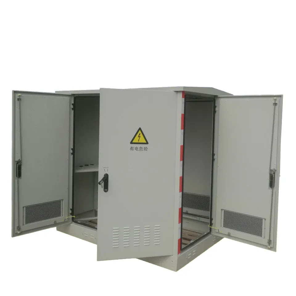 Outdoor IP66 Protection Level 1000mm Stainless Steel Enclosure Cabinet for 800ah 48v Battery Galvanized Steel Heat Exchanger Air-boxintelecom