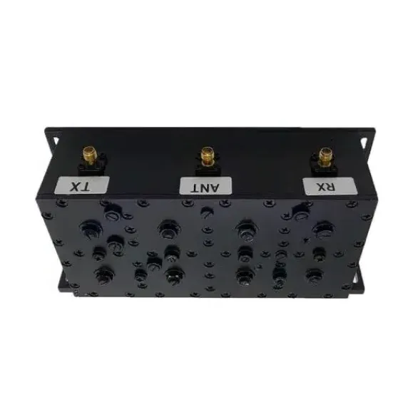 VHF UHF Customized  415-420/425-430MHz 50W GSM Rf Cavity Duplexer Combiner With SMA-Female