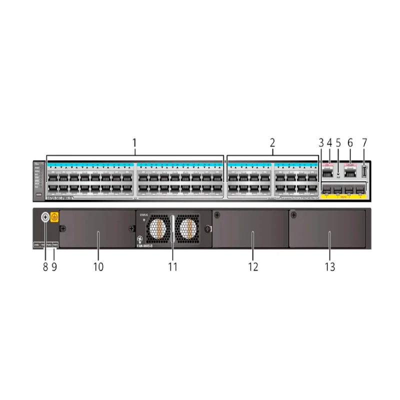 HW S6720-56C-PWH-SI 98010730 S6720-SI Series 48 Port POE Gigabit Ethernet Network Switch 0