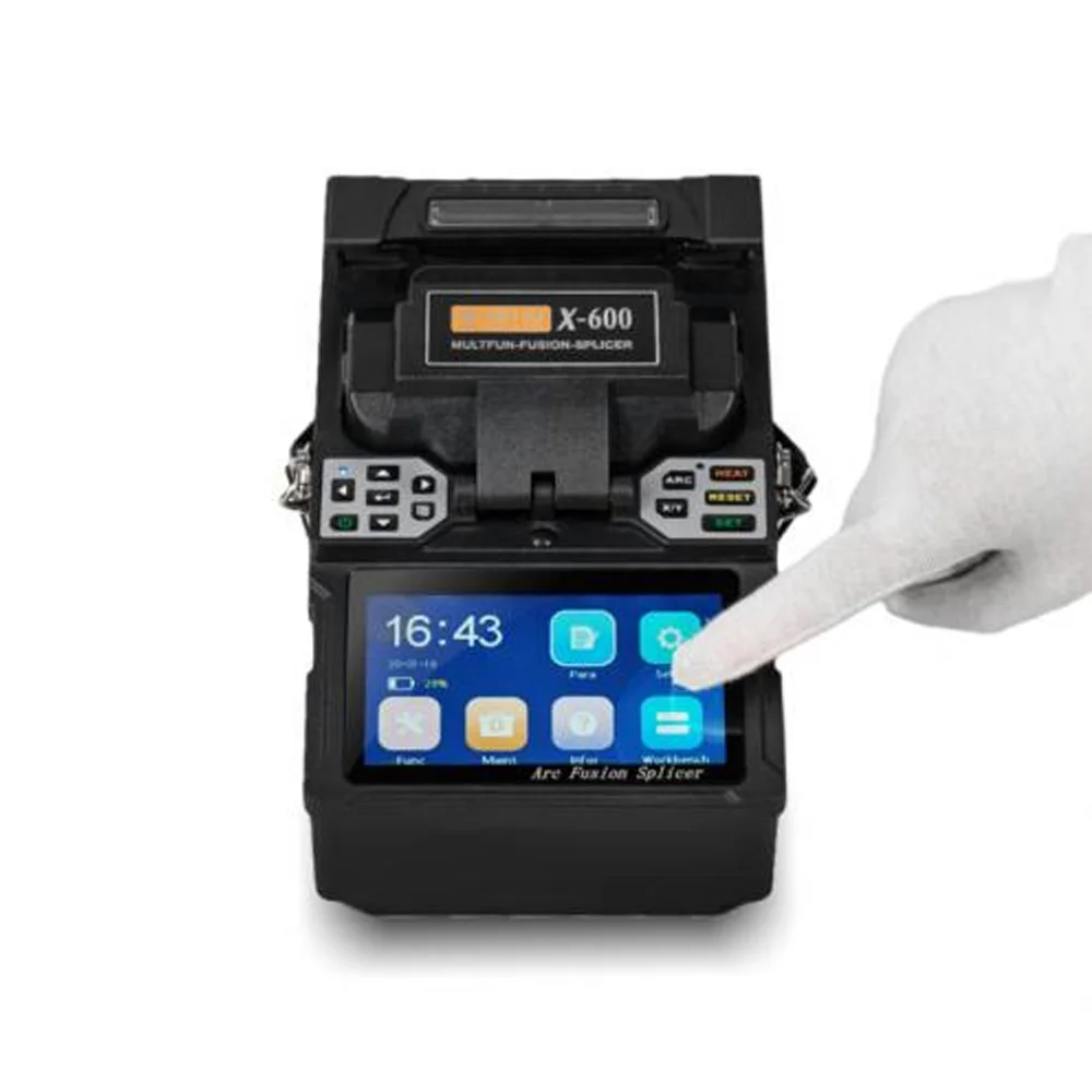 FTTH Splicing Equipment Shinho X-600 Optical Fiber Fusion Splicer Optic Fiber Cable Automatic Welding Machine-boxintelecom