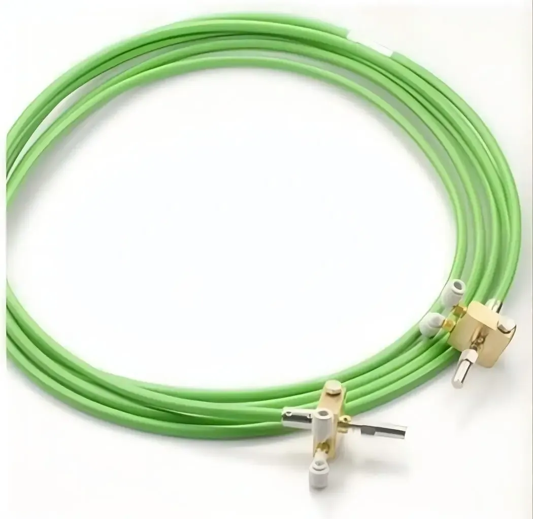 High Power D80 Sapphire Protection Head Fiber Optic Patch Cord for YAG Laser Welding/Cutti