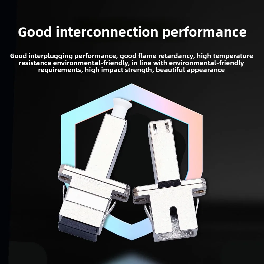 Single-Mode Fiber Optic Converter Sc Female-Lc Female Coupler with Small Square Butt Adapter for FTTH Applications-boxintelecom