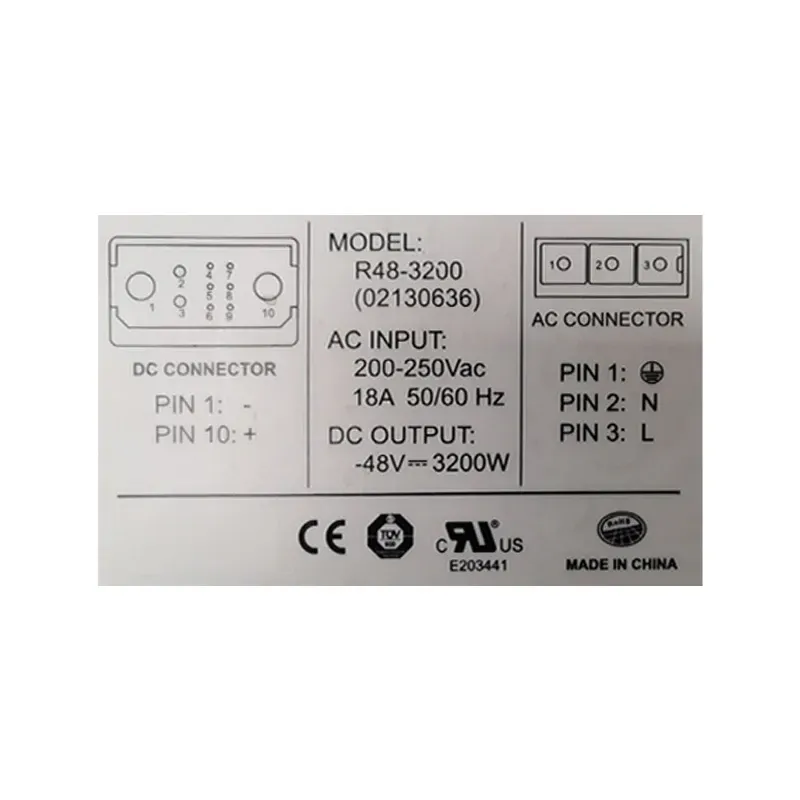 R48-3200 48V 3200W Rectifier Module 200-250Vac Input Rectifier Module for Telecom and Data Center-boxintelecom
