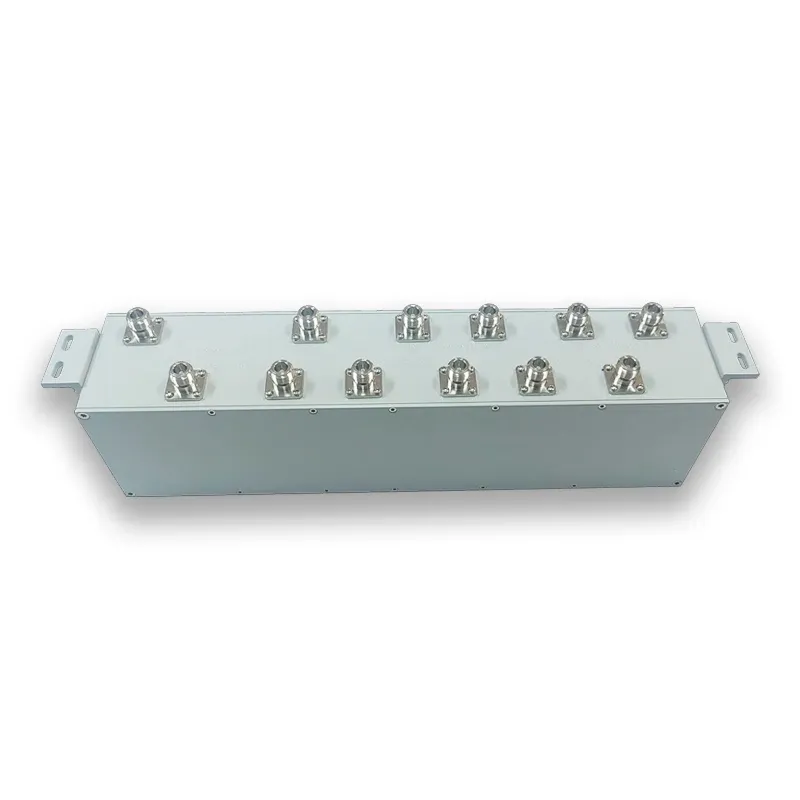 Hot Sale RF Filter Newly High Rejection RF 758-2690MHz 6 in 6 Out Bandpass Cavity Filter f