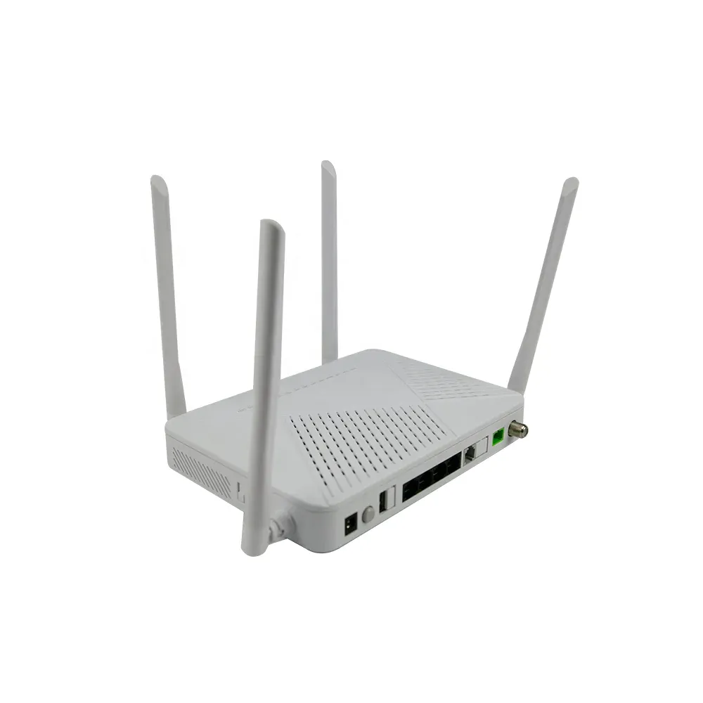 FTTH EL4012VC 4Ge Port GPON EPON XPON CATV ONU Dual Band WiFi Router VoIP Fiber Optic Modem with English Firmware-boxintelecom