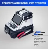 Signal Fire AI-20 Fusion Splicer Machine 6 Motors 6s with 8-in-1 signal Fire Stripper