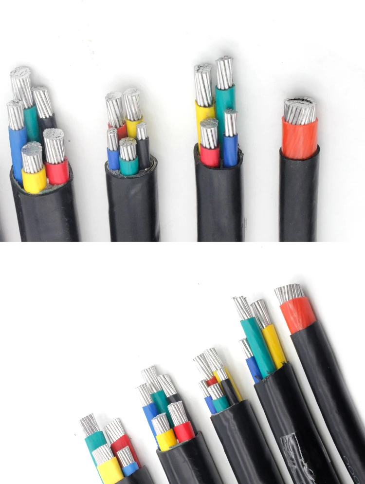 Medium Voltage 4*95mm Copper Conductor XLPE Insulated PVC Sheath YJV32 YJLV32 Swa Sta Armoured Power Cable jiangnan-boxintelecom