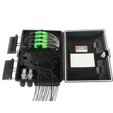 8 core 1:8 PLC pigtails black white NAP ODP FTB FTTH fiber cable no-cut terminal splitter 