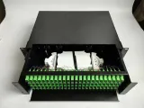 Good quality 19 Inch 12 24 48 cores ODF Optical Termination Box FTTH ODF 24 Ports 48 72 96