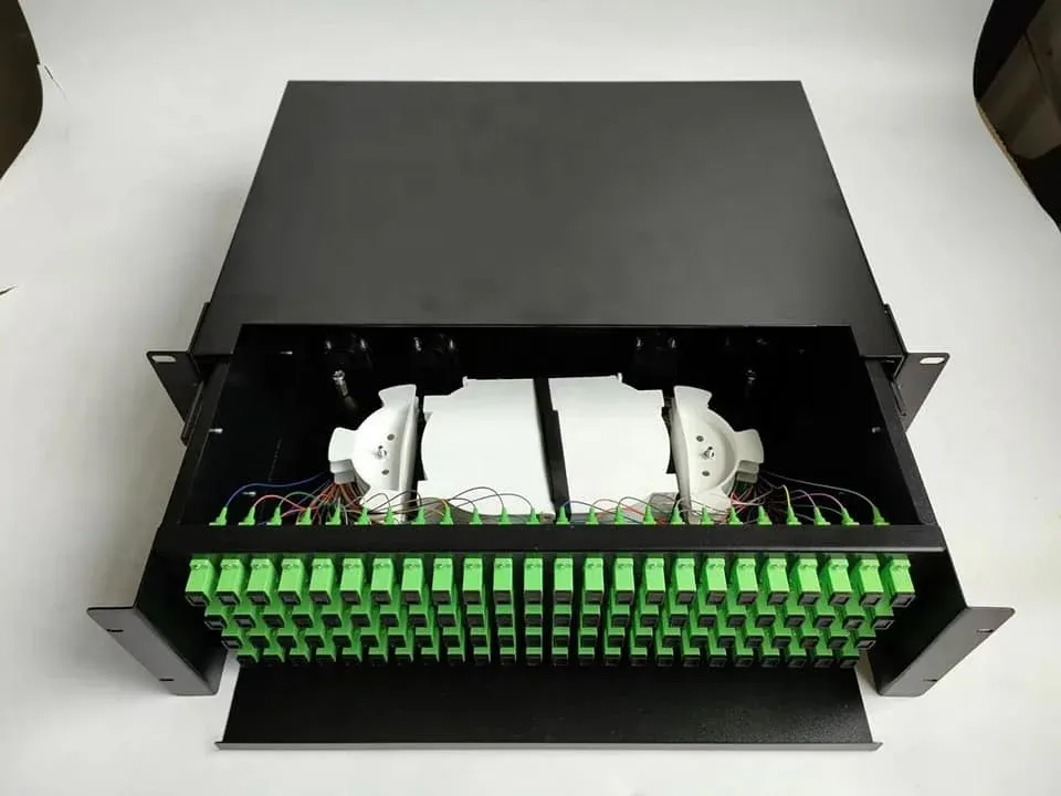 Good quality 19 Inch 12 24 48 cores ODF Optical Termination Box FTTH ODF 24 Ports 48 72 96