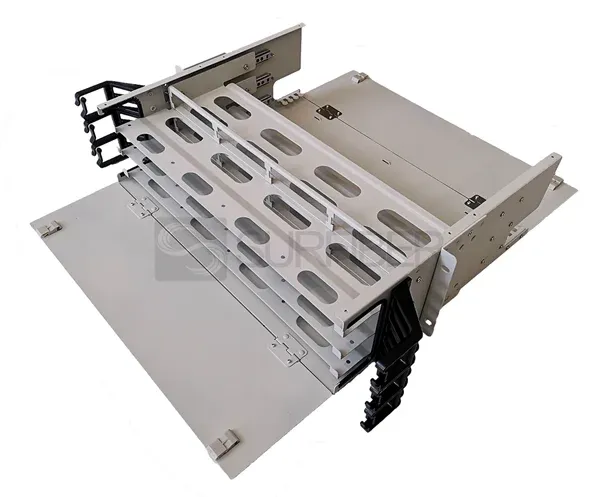 High Density 3U MTP MPO Fiber Optic Patch Panel with ODF Enclosure 3U Chassis Modules for 