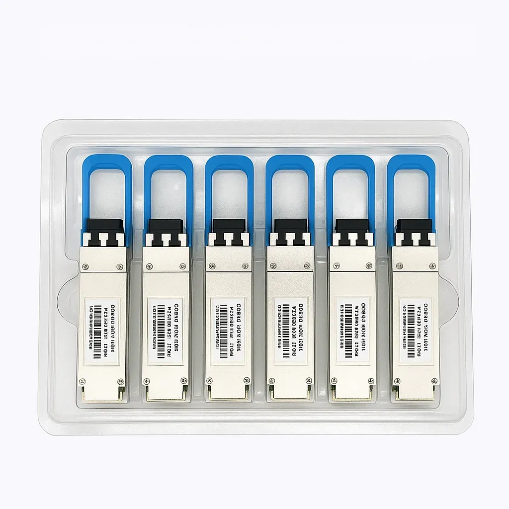 200G QSFP56 LR4 Fiber Optic Transceiver Module| FTTH| 10km Duplex LC| Compatible with for 