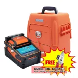 New Model Ftth Ai9 Automatic Fusion Splicing Machine   Fast Splicing 6 Motors Fiber Splici