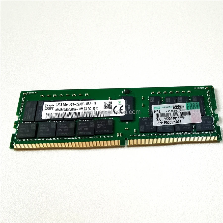 Popular Product RAM 805351-B21 32GB 2400MHz 288P 2-Rank ECC Reg DDR4 Memory for G8 G9 Server 2