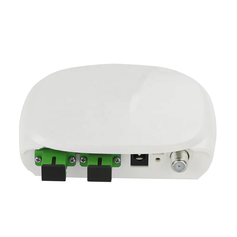 FTTH Indoor Active Catv Node 1550nm WDM OR19 Fiber Optic Mini Optical Receiver 1 RF Port Triplexer Mode With AGC WDM Function-boxintelecom