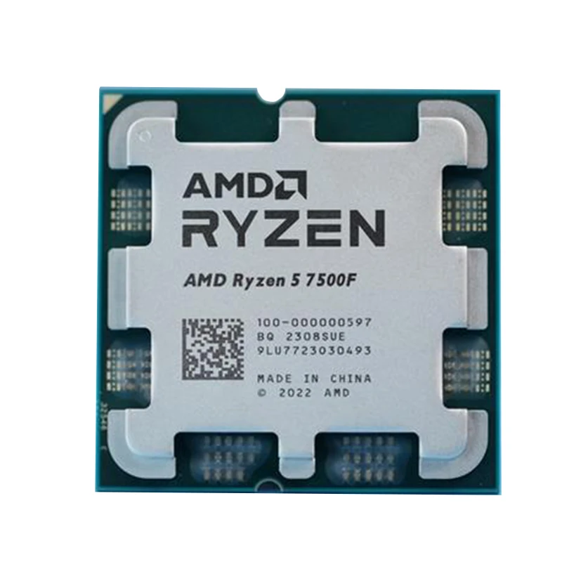 AMD Ryzen5 7500F 6 Cores 12 Threads 5GHz Desktop Computer Processor with AM5 Socket CPU-boxintelecom