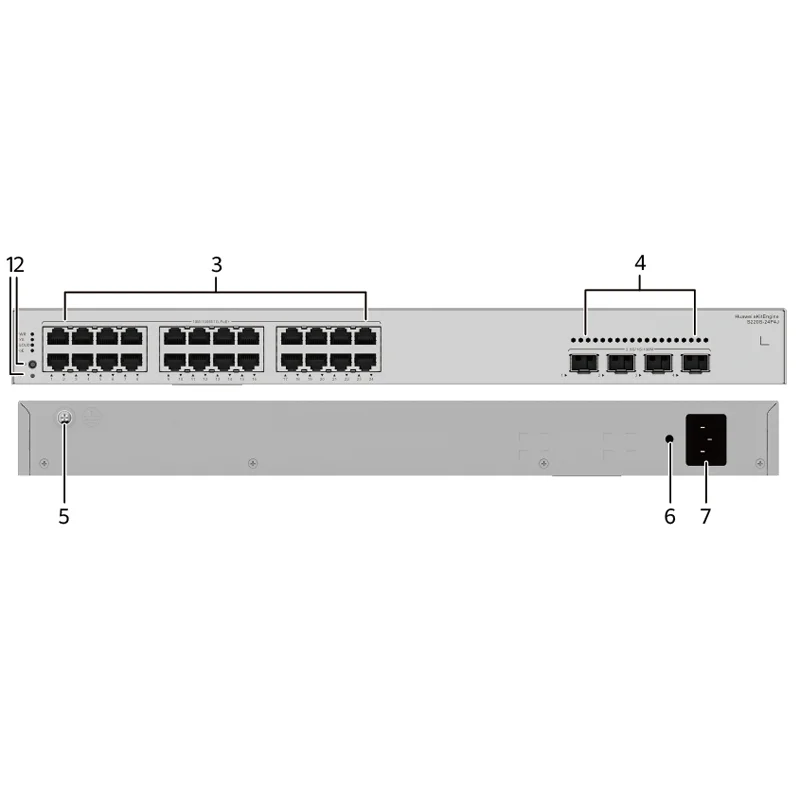 S220S-24LP4JX 98012519 24*10/100/1000BASE-T 195 W PoE+, 2*10GE SFP+ Ports, 2*2.5GE SFP Ports Network Switch 10g-boxintelecom