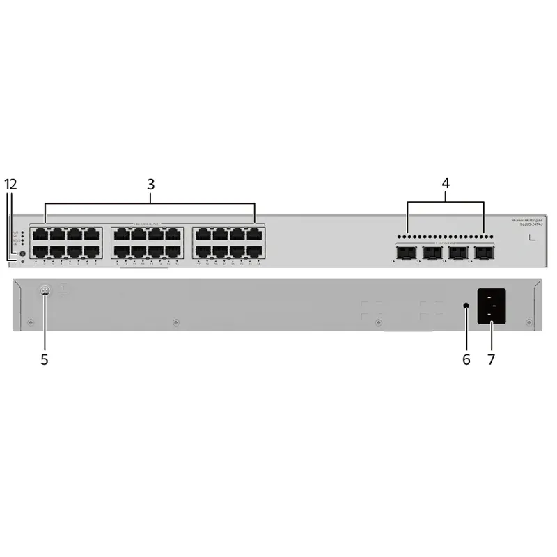 S220S-24LP4JX 98012519 24*10/100/1000BASE-T 195 W PoE+, 2*10GE SFP+ Ports, 2*2.5GE SFP Ports Network Switch 10g-boxintelecom