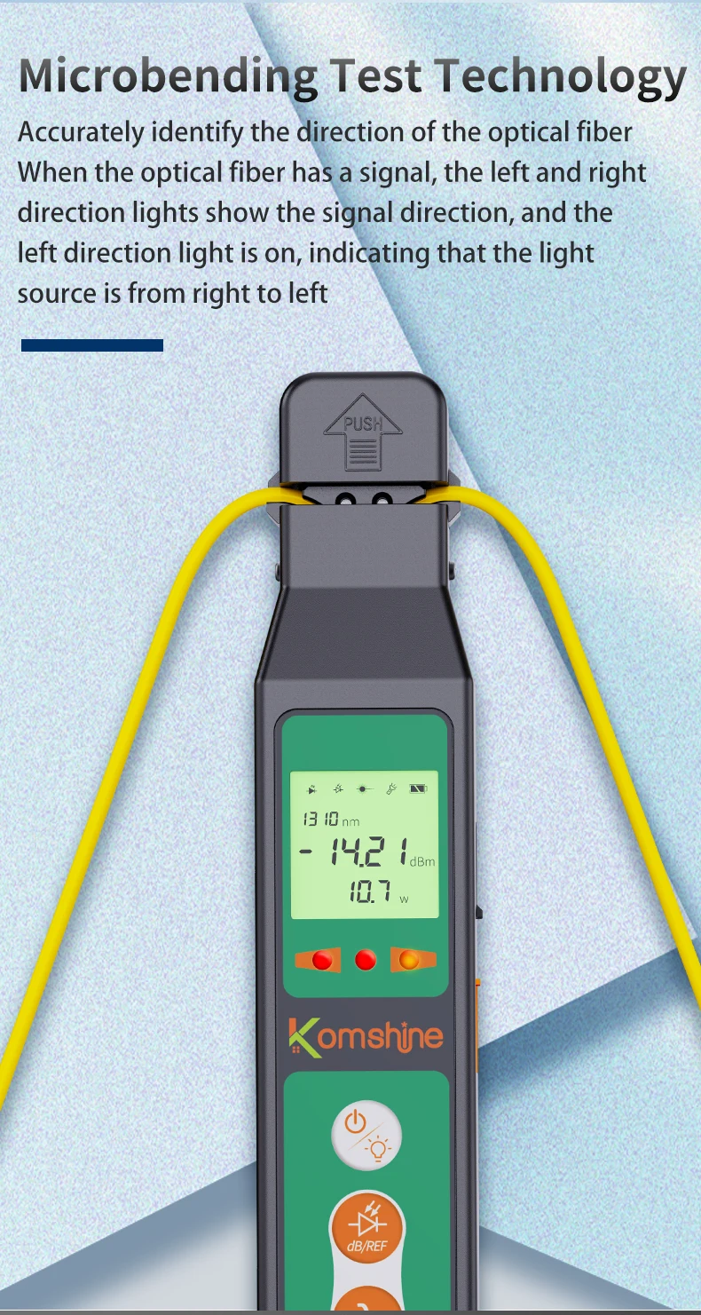 Hot Selling Handheld FTTH Optic Fiber Tester Cheap Price VFL Red Light Identifier for 4G 3