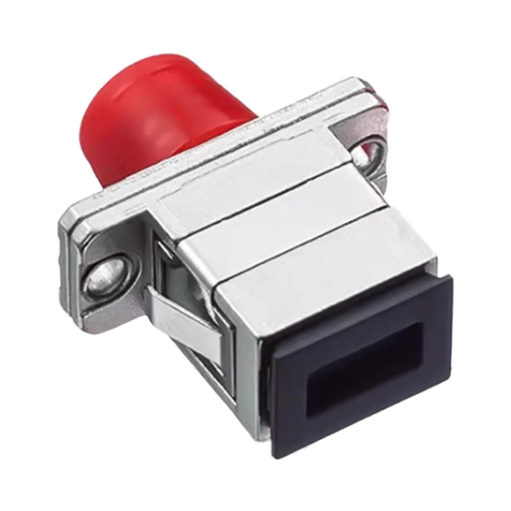 Optical Single Mode Fiber Optic Coupler FC-SC Metal Fiber Optic Adapter Transfer Flange fo