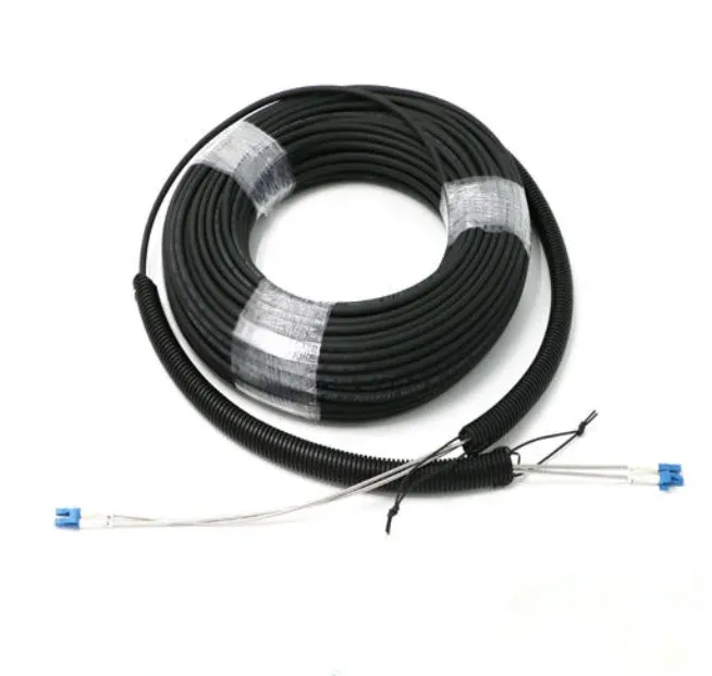 Optical Cable Assembly DLC/PC to DLC/PC Multi-mode 2 Cores GYFJH-2A1a OM2 Armored Branch L