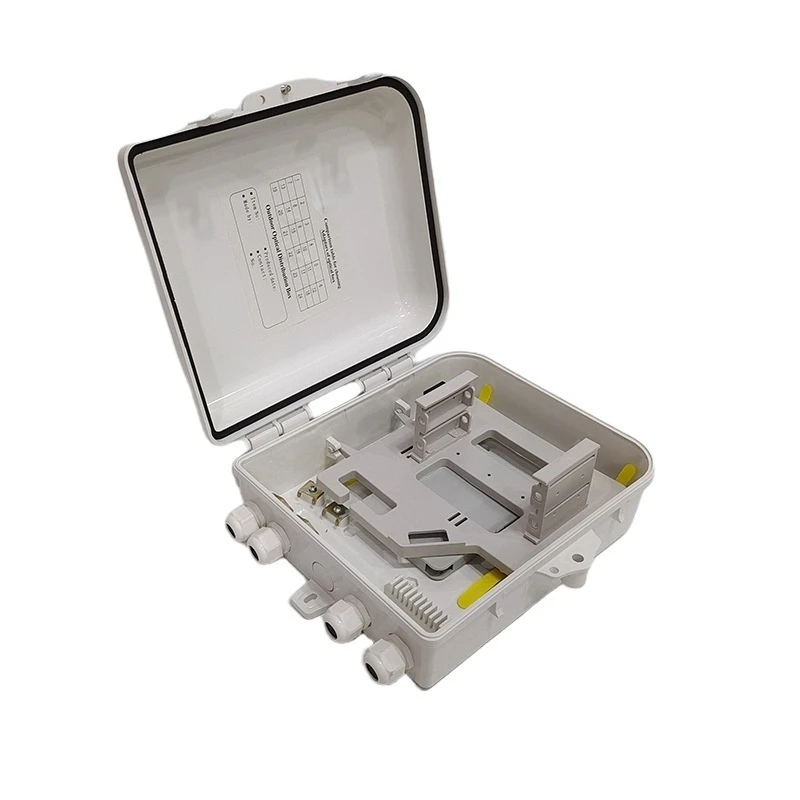 Fiber Optic Splitter Distribution Box - 1x16 Thickened ABS 24-Core Telecom-Grade Optical