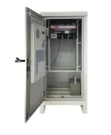 Outdoor Integrated IP55 Galvanized Steel Cabinet Powder Coating for Power Electronics Inst