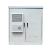RH OEM ODM Outdoor Two-Compartment 30U Battery Cabinet IP55 Energy Storage Aluminum Steel 