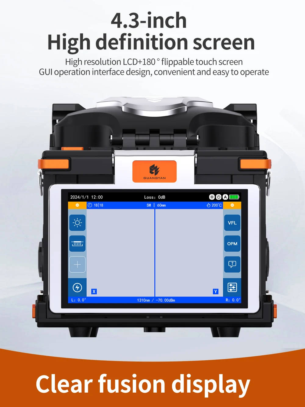 M5 Multi-function Fusion Splicer M5 Fusion Splicer Real 6 Motors Accurate Core to Core Ali