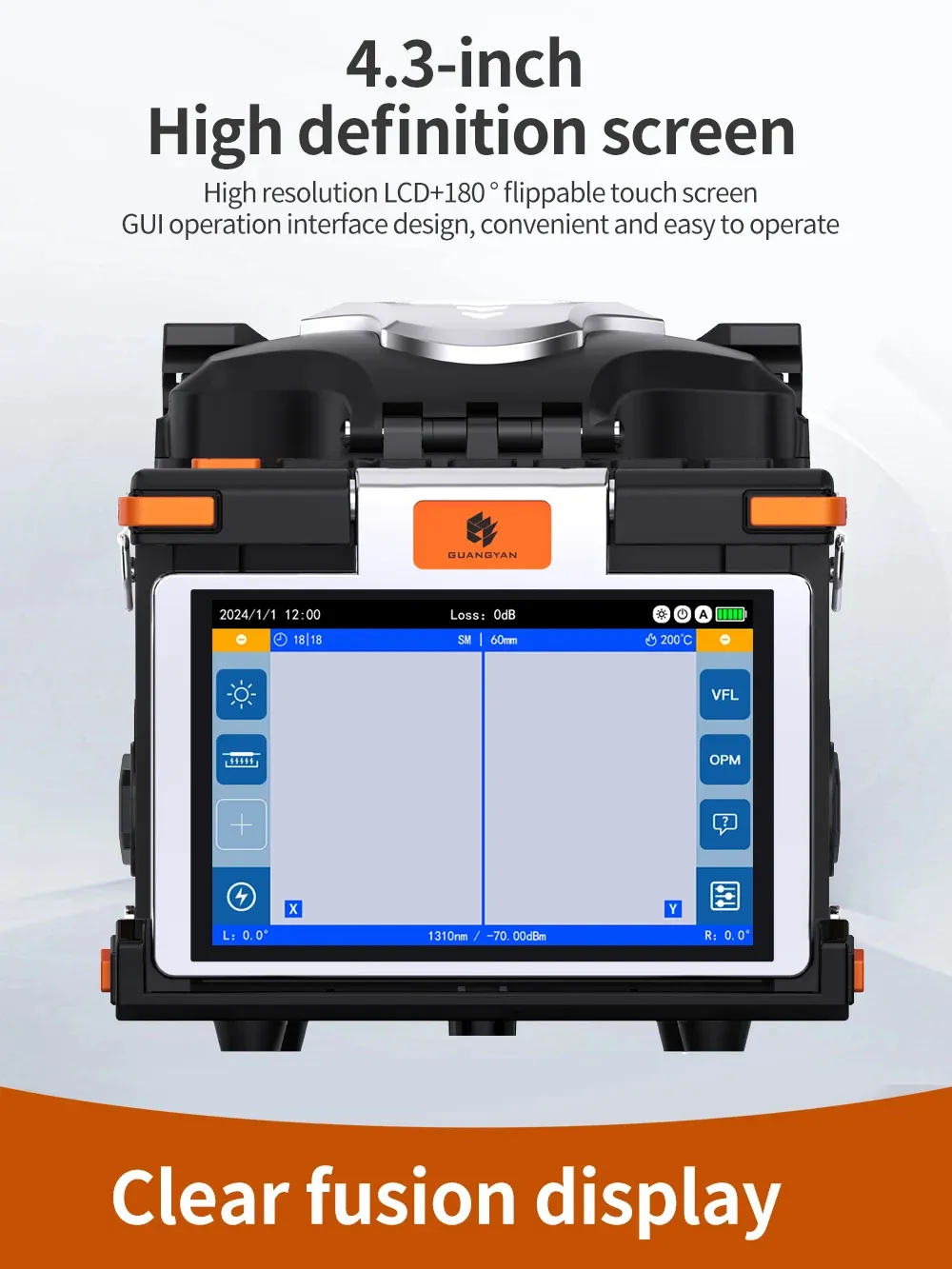 M5 Multi-function Fusion Splicer M5 Fusion Splicer Real 6 Motors Accurate Core to Core Ali