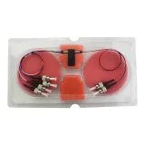 Double 1x2 Fiber Optic Switch Low Insertion Loss FC Connector Optical Path Switch