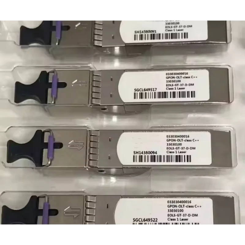 GPON-OLT-Class C++ Single Mode SFP Modules 033030400016 33030100 EOLS-GT-37-D-DM Class 1 Laser for GTGO GTGH OLT 4G Network-boxintelecom