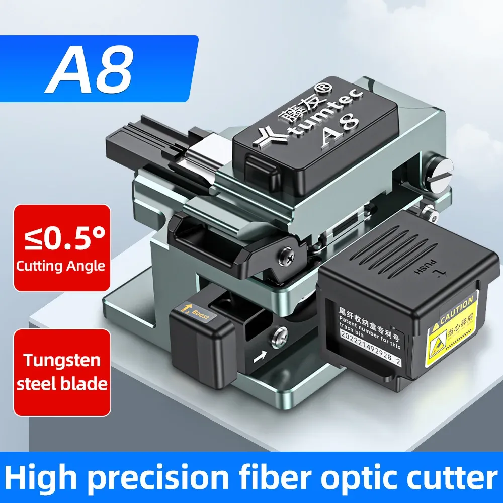 Tumtec A8 Cleaver  High Precision Optical Fiber Cutter FTTH Optic Fiber Cleaver Tumtec A8 