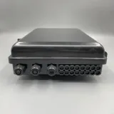 8 Core Odp 1:8 Splitter Box Outdoor Black Ftth Optical Distribution Point Fiber Optic 8-po