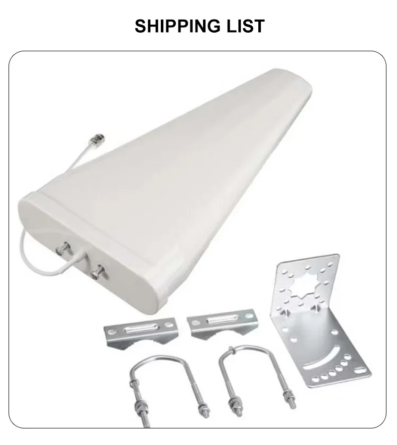 High-gain log-periodic antenna 10dBi outdoor directional LPDA antenna is used for signal enhancer 2G 3G 4G WiFi antenna-boxintelecom