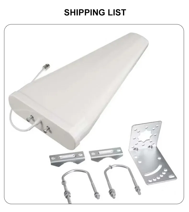High-gain log-periodic antenna 10dBi outdoor directional LPDA antenna is used for signal enhancer 2G 3G 4G WiFi antenna-boxintelecom