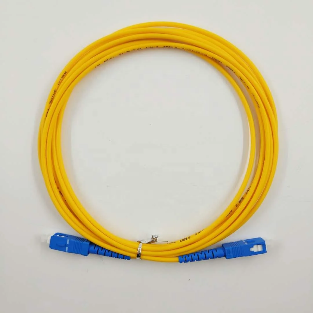 Communication Cables  Fiber Optic Equipment  Fiber Optic Simplex sc Upc to  sc Upc Patch c