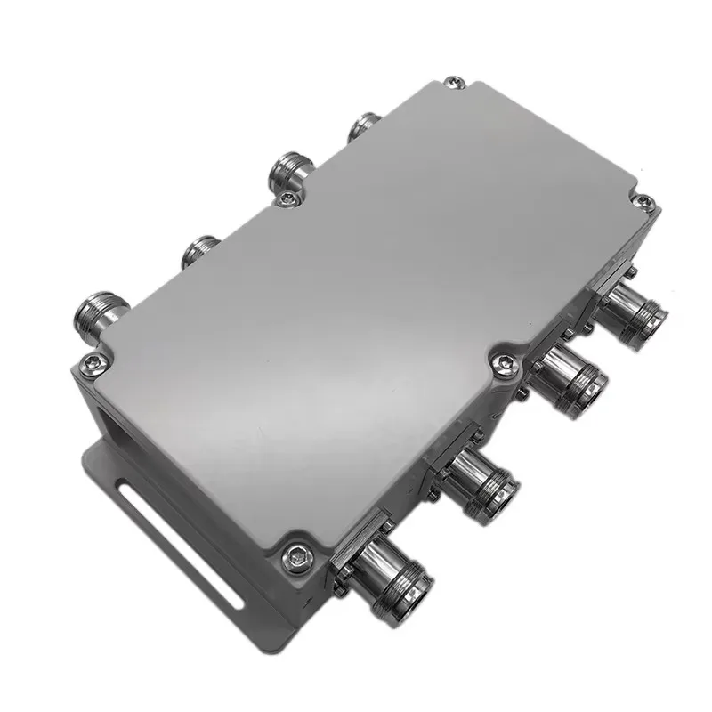 RF High Isolation 4 in 4 Out Hybrid  Combiner 698-3800MHz with 4.3-10 Female Type IBS, BTS