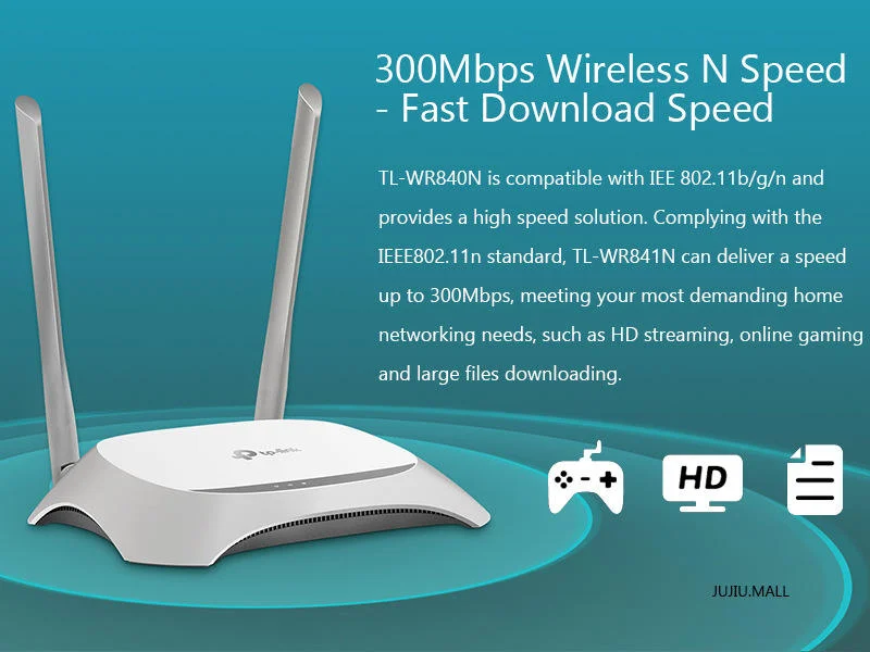 English Firmware TP-LINK TL-WR841N WiFi Router Wireless Home TPLINK Wi-Fi Repeater Routers Network 300M-boxintelecom